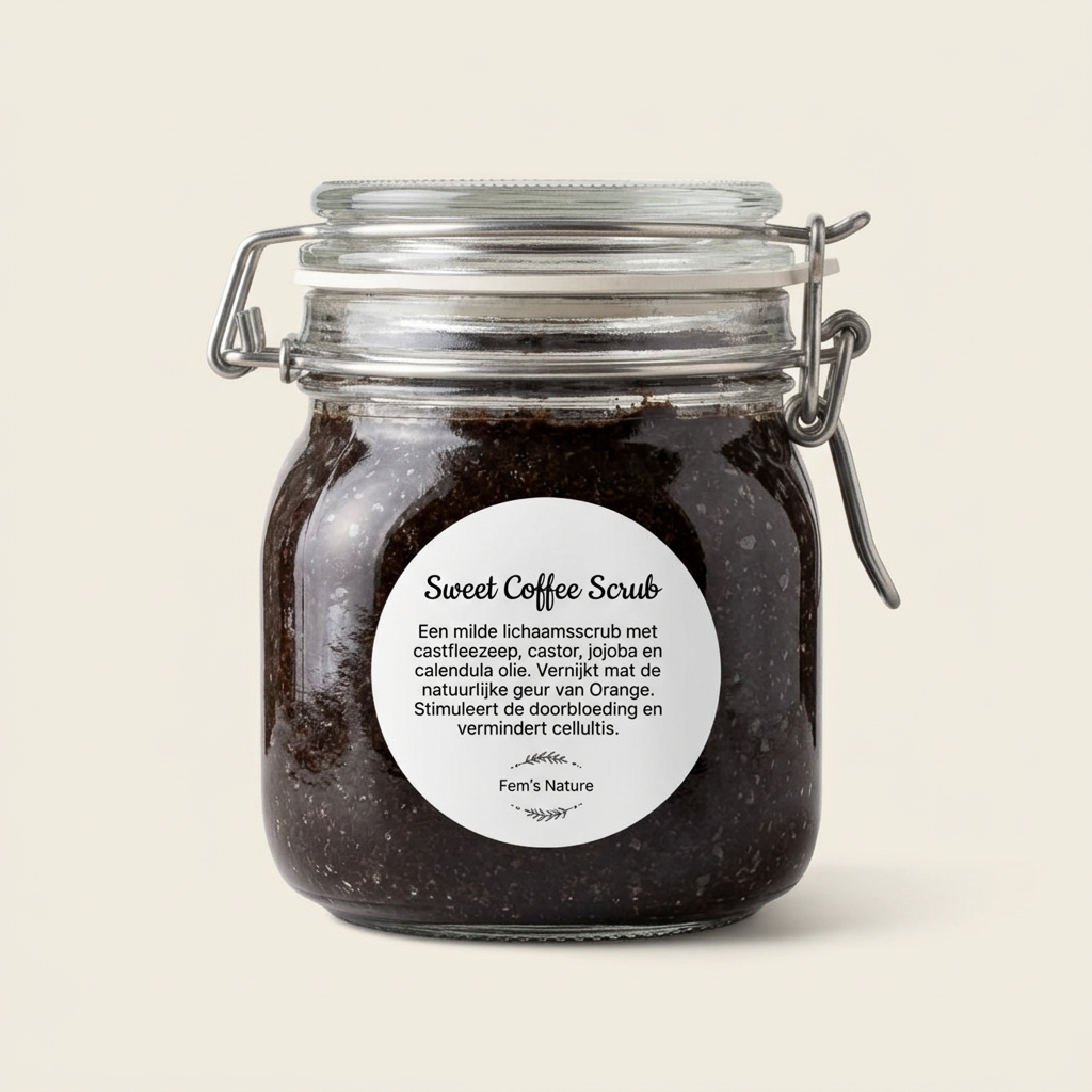 Sweet coffee scrub – medium